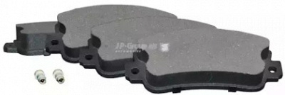 JP GROUP 1163608710 -  Комплект тормозных колодок, дисковый тормоз